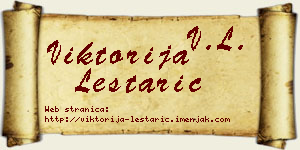 Viktorija Leštarić vizit kartica
